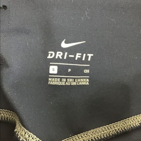 Nike Gray And Blue Dri-Fit Legendary Mid Rise Training Tights Size S - Picture 9 of 10